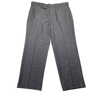 Croft & Barrow Mens Performance Wool Dress Pants Charcoal Gray Sz 40‎ NWT